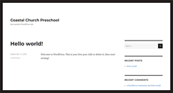 Desktop Screenshot of coastalpreschool.com